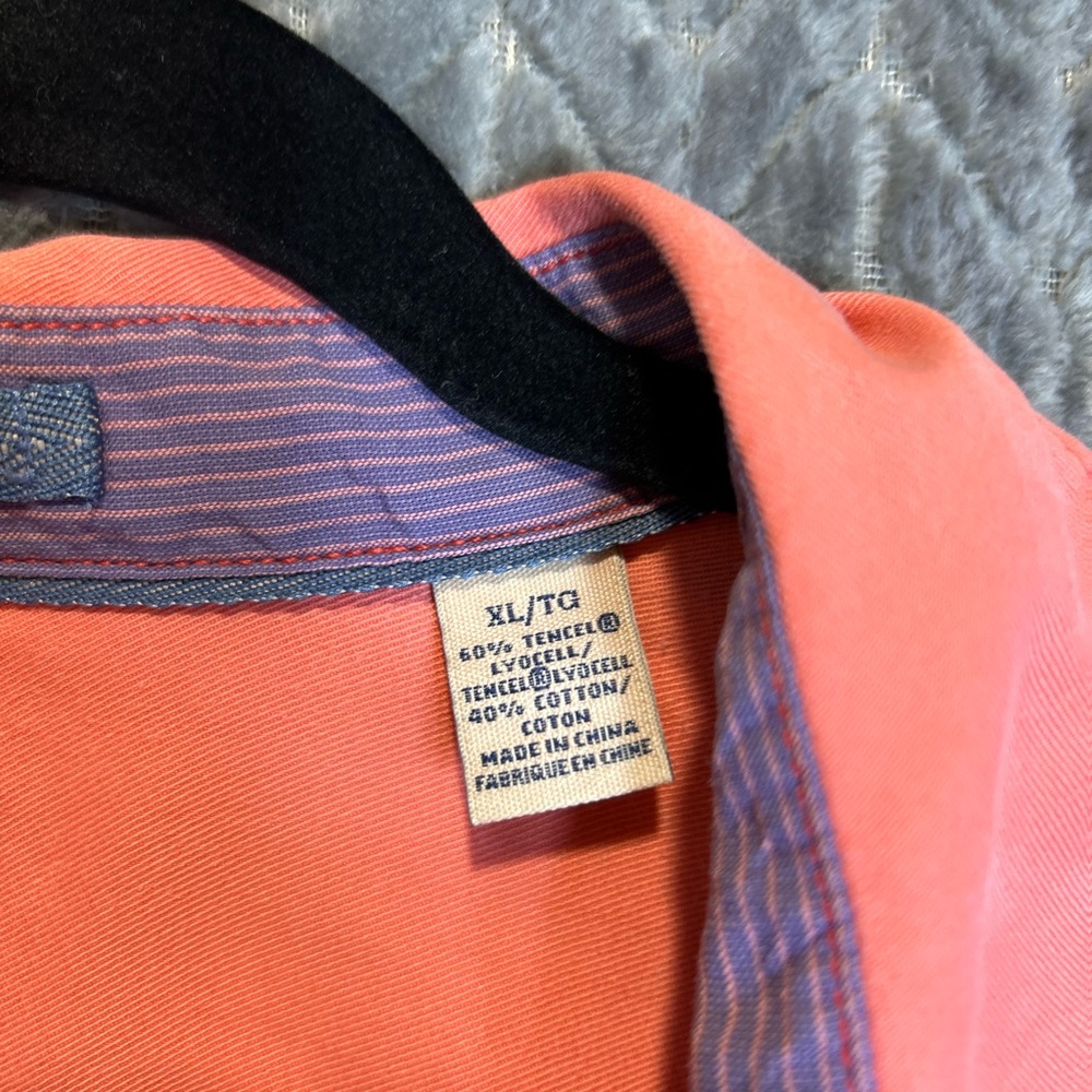 Tommy Bahama Men’s Shirt Long Sleeve Size XL Salmon, Button Down, Weekend Casual - Picture 4 of 12